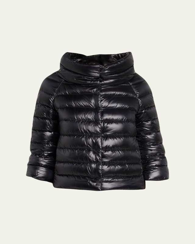 Sofia Ultra-Lightweight Down Bolero Jacket